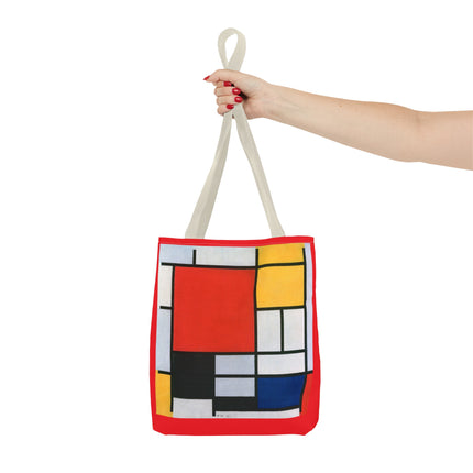 Composition with Red, Yellow, Blue, and Black by Piet Mondrian Tote Bag (AOP)