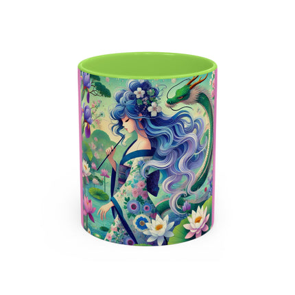 Fairy of the Koi Pond Colorful Mugs (11oz, 15oz)
