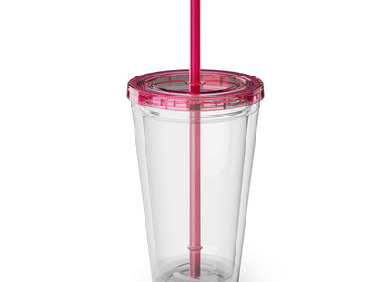 Swift Cheetah Sunsplash Tumbler with Straw, 16oz