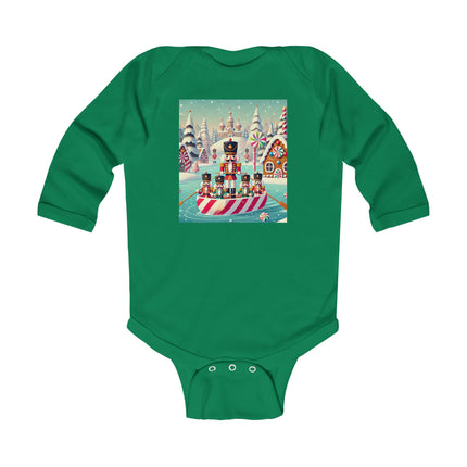 Nutcracker Candy-Striped Adventure Infant Long Sleeve Bodysuit