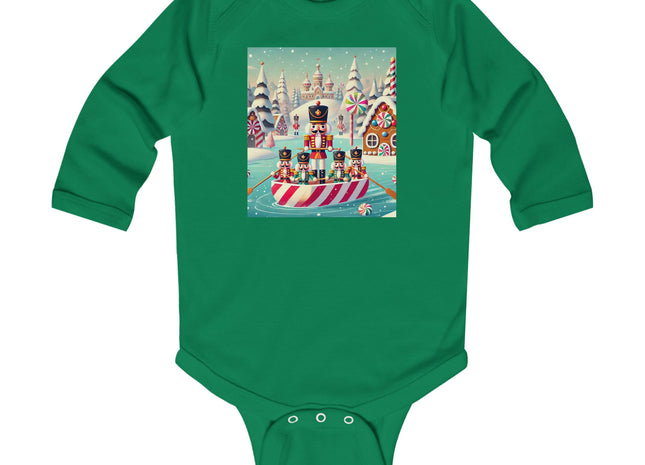 Nutcracker Candy-Striped Adventure Infant Long Sleeve Bodysuit