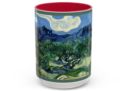 Olive Trees by Vincent Van Gogh Colorful Mugs (11oz, 15oz)