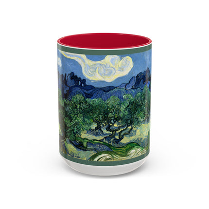 Olive Trees by Vincent Van Gogh Colorful Mugs (11oz, 15oz)