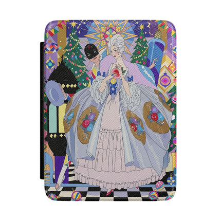🎄✨ The Lady Of The Christmas Ornament Kindle Case – Art Deco Holiday Fantasy
