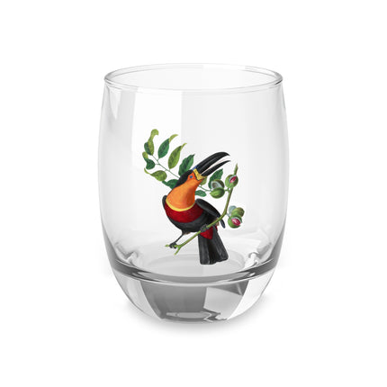 Channel Billed Toucan by Paul Gervais Whiskey Glass