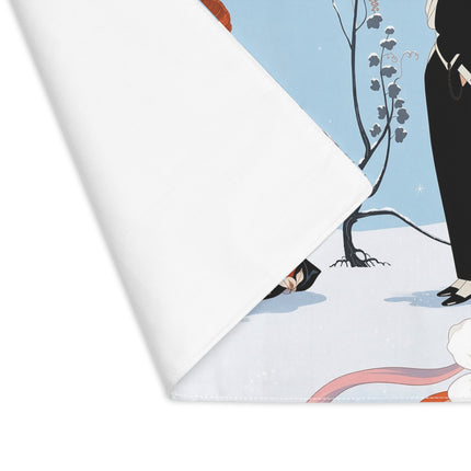 🌸🎄 The Christmas Dressing Room Placemat – Art Deco Holiday Romance
