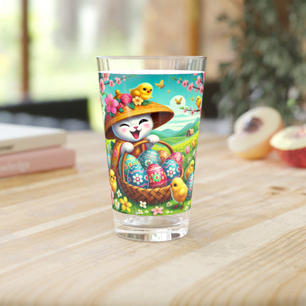 Geisha Kitten’s Easter Delight Glass, 16oz