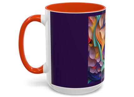 The Elegant Iris Flower Colorful Mugs (11oz, 15oz)