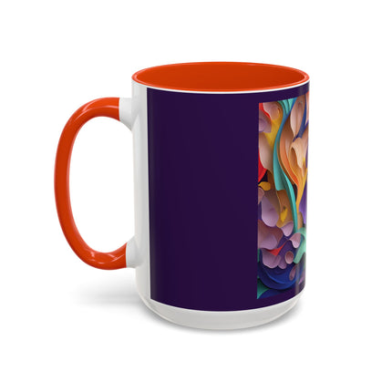 The Elegant Iris Flower Colorful Mugs (11oz, 15oz)