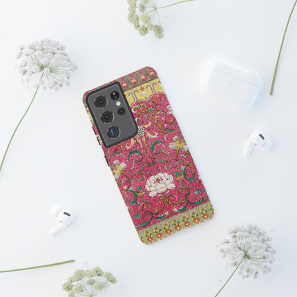 Pink Floral Pattern by Owen Jones Phone Cases