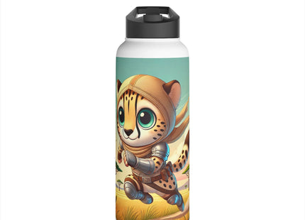 Swift Cheetah Stainless Steel Water Bottle, Standard Lid