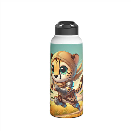 Swift Cheetah Stainless Steel Water Bottle, Standard Lid