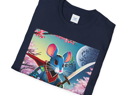 Cyber Samurai Rat Softstyle T-Shirt