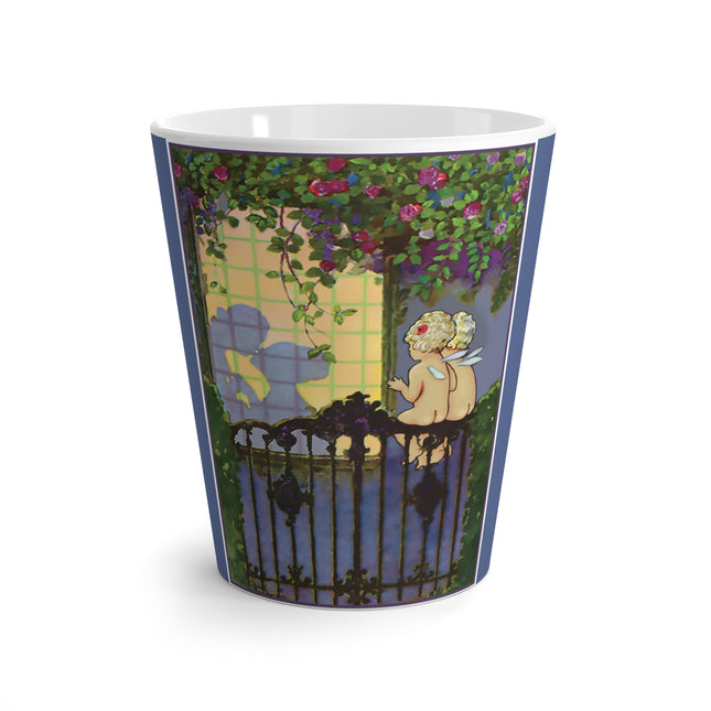 Whispers of Love: A Vintage Art Deco Fairytale Latte Mug