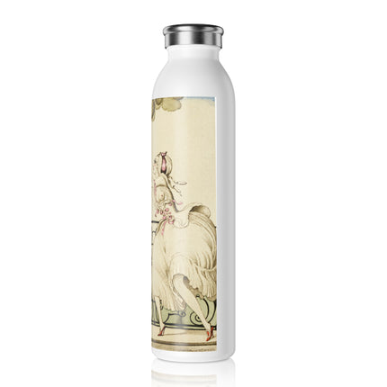 Sur talons rouges (On Red Heels) pl 02 by Gerda Wegener Slim Water Bottle