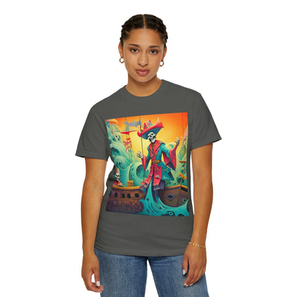 Skeleton Crew of the Misty Seas Unisex Garment-Dyed T-shirt