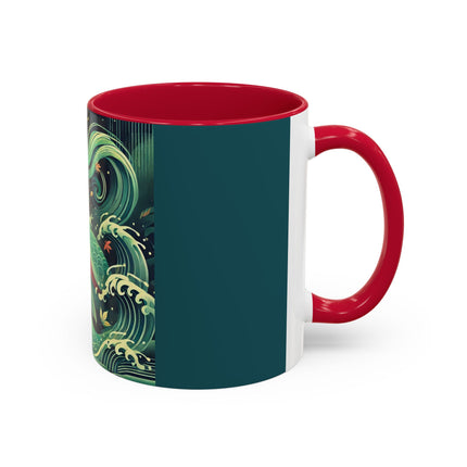 Mermaid Queen Rising from the Deep Colorful Mugs (11oz, 15oz)