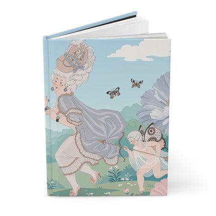 🌸🦋 The Lady Of The Butterfly Garden Hardcover Journal – Art Deco Floral Whimsy