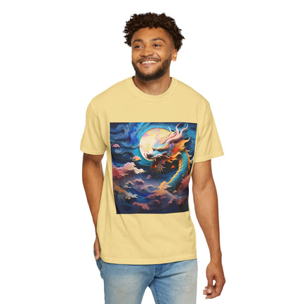 A Dragon's Ascent Unisex Garment-Dyed T-shirt