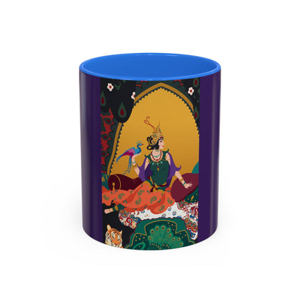 The Jewel Pavilion Colorful Mug (11oz, 15oz) – Royal Elegance, Peacock Beauty & Jewel-Toned Splendor