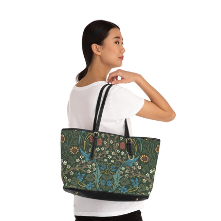Blackthorn by William Morris PU Leather Shoulder Bag
