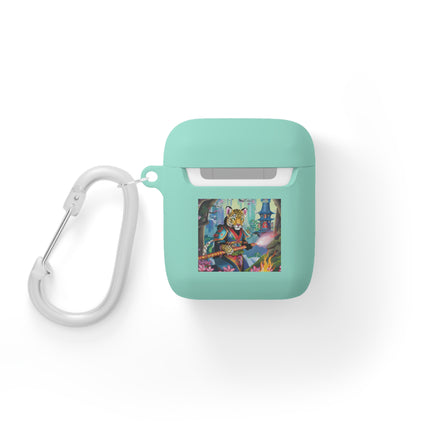 Cyberpunk Leopard AirPods Case Cover