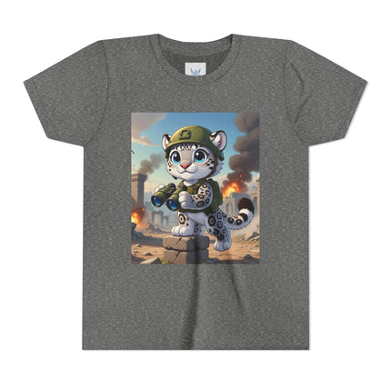 Snow Leopard Lookout Youth Short Sleeve Tee