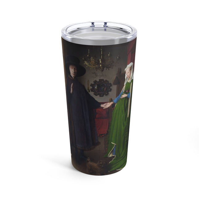 Arnolfini Portrait by Jan Van Eyck Tumbler 20oz