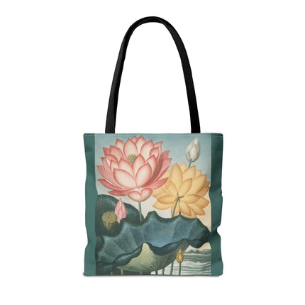 The Sacred Egyptian Lotus by Robert John Thornton Tote Bag (AOP)