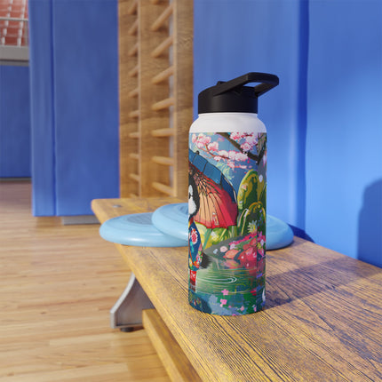 Rainy Day Ducks Stainless Steel Water Bottle