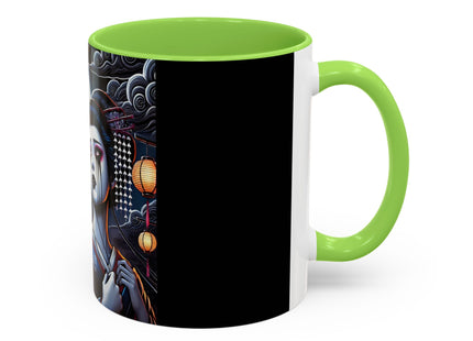 Geisha’s Black Ink Tears Colorful Mugs (11oz, 15oz)