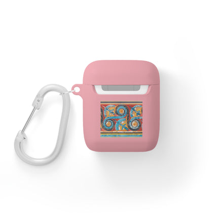 Reproduction of S-Spiral Frieze by Emile Gilliéron AirPods Case