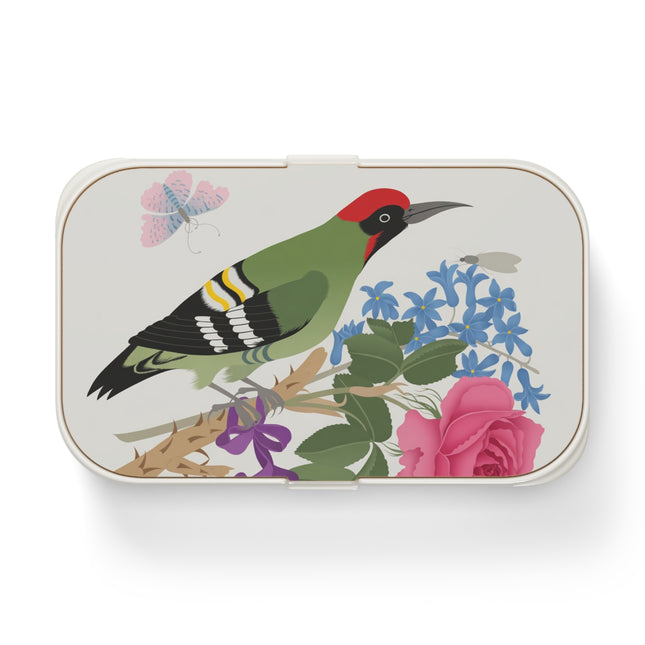 Woodpecker & Rose Bento Lunch Box – Charming Beauty & Refined Simplicity
