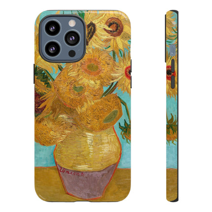 Vase with Twelve Sunflowers by Vincent Van Gogh Phone Cases