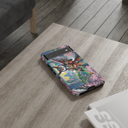 Cyberpunk Samurai Owl Phone Cases