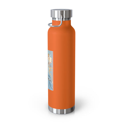 The Enchanting Painter: A Fairy's Artistic Touch Copper Vacuum Insulated Bottle, 22oz