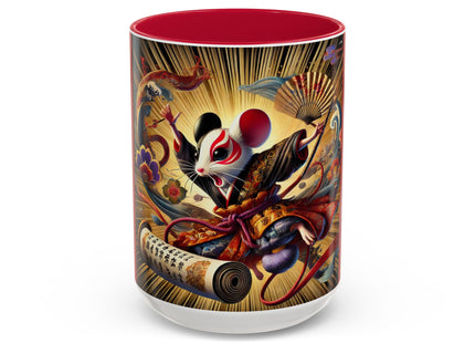 Theatrical Mouse on a Mission Colorful Mugs (11oz, 15oz)