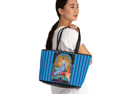 September & Sapphire (from the Gem Series) by Sofia Chiostri PU Leather Shoulder Bag