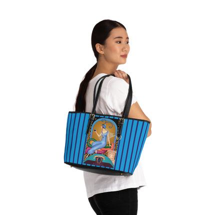 September & Sapphire (from the Gem Series) by Sofia Chiostri PU Leather Shoulder Bag