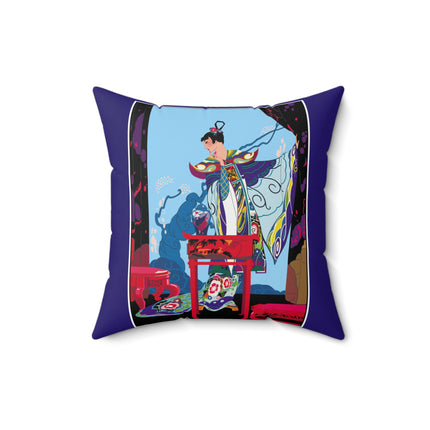 A Visual Journey by Umberto Brunelleschi Spun Polyester Square Pillow