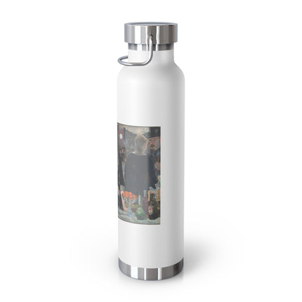 A Bar at the Folies-Bergère by Edouard Manet Copper Vacuum Insulated Bottle, 22oz