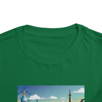 Crab Architect Toddler Short Sleeve Tee