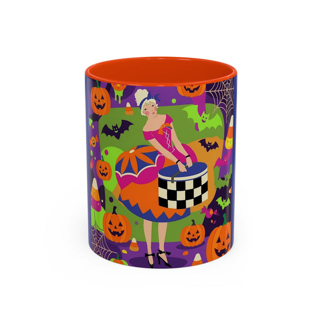 🍬🎃 The Lady Of Candy Corn Hollow Colorful Mug – Colorful Halloween Charm