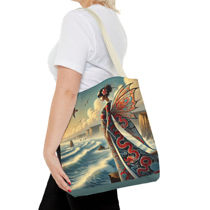 The Coastal Fairy Tote Bag – Serene Grace & Oceanic Magic