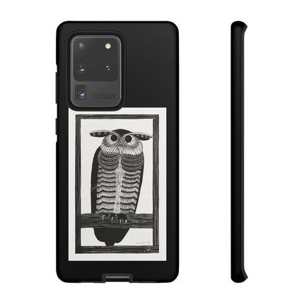 Horned Owl by Samuel Jessurun de Mesquita Phone Cases