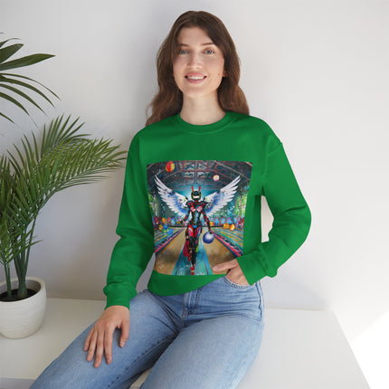 Samurai Robot Angels Unisex Heavy Blend™ Crewneck Sweatshirt