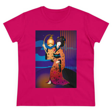 The Enchanting Geisha Women's Midweight Cotton Tee