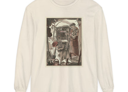 Bric-A-Brac by Fernand Siméon Garment-dyed Long Sleeve T-Shirt