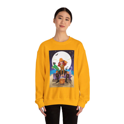 Moonlit Pirate Halloween Unisex Heavy Blend™ Crewneck Sweatshirt
