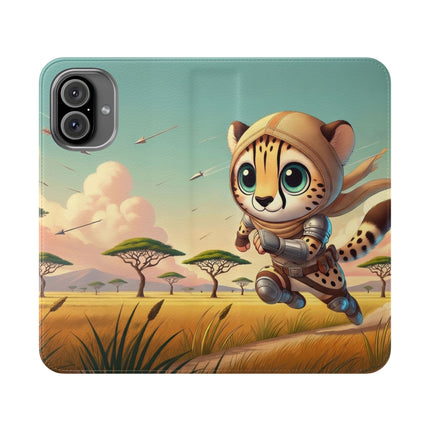 🐆⚡ Swift Cheetah Flip Case – Speed, Freedom & Untamed Adventure